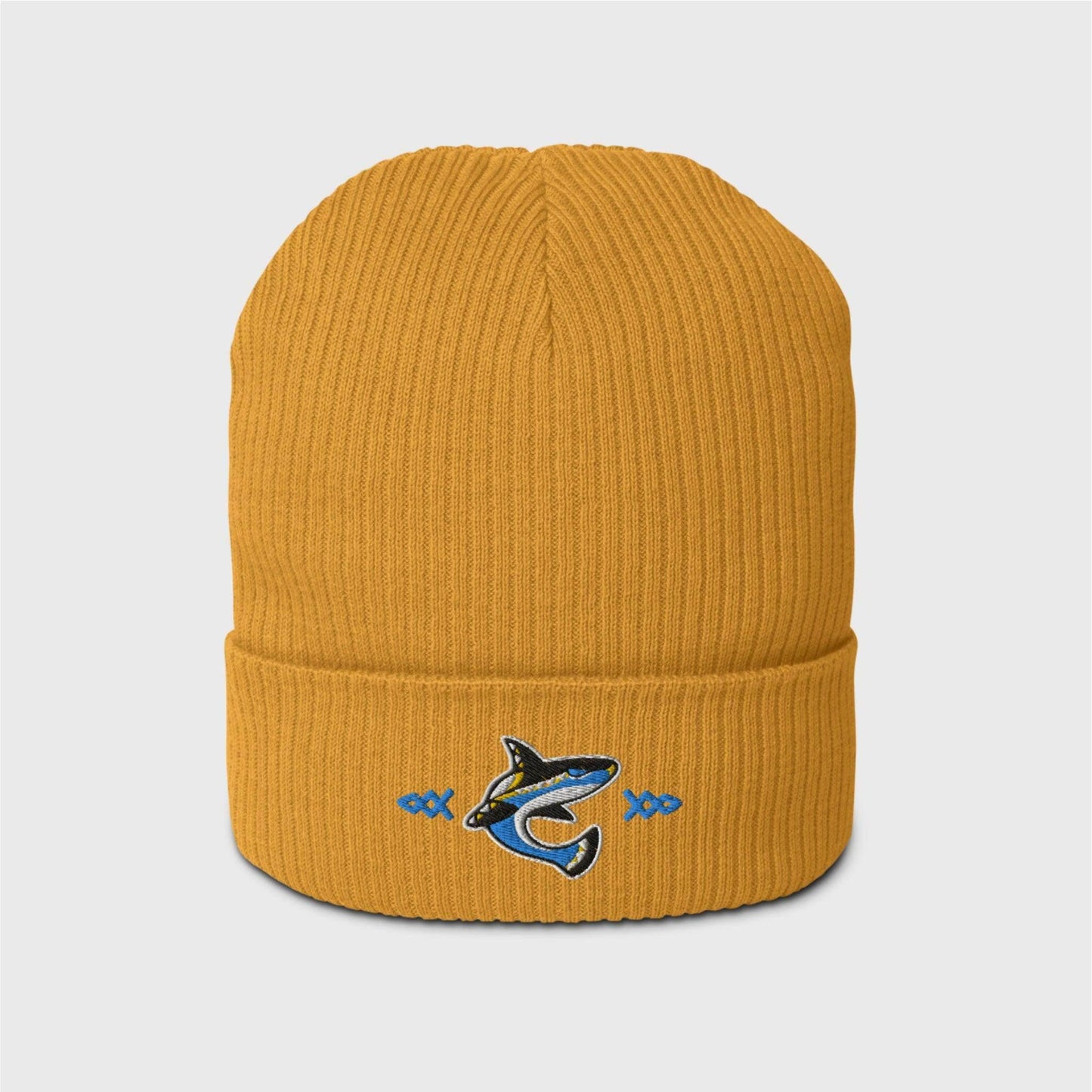 Mualani's Sharky Organic Beanie - Mini Tigress Studio