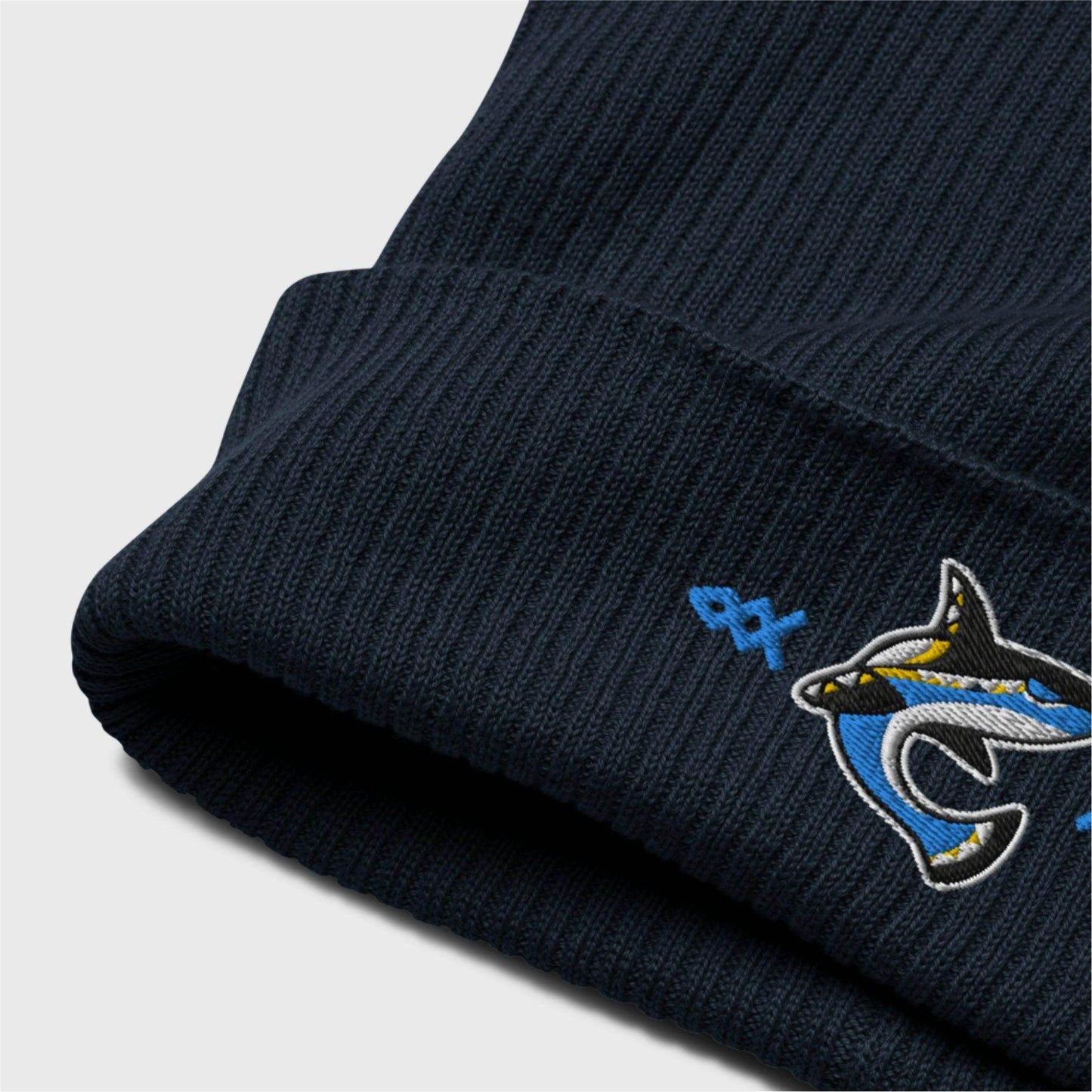 Mualani's Sharky Organic Beanie - Mini Tigress Studio