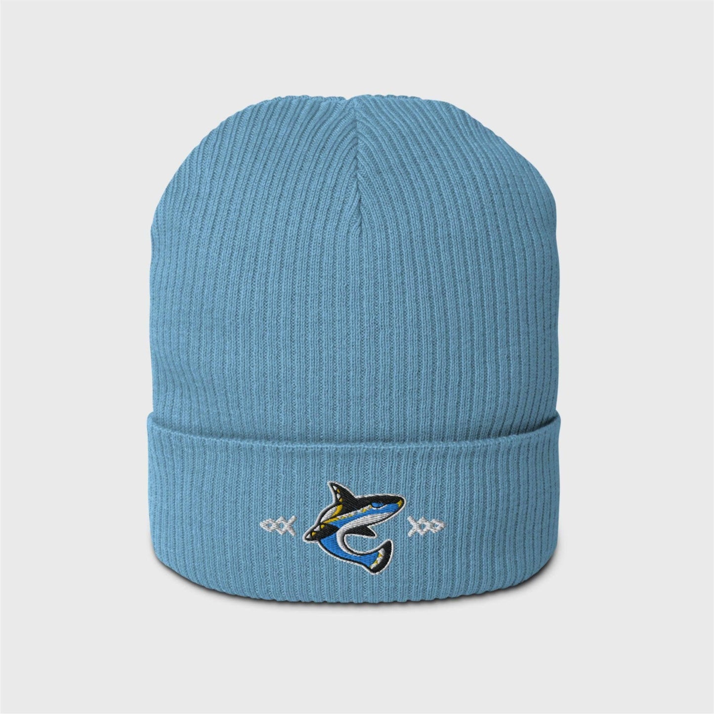 Mualani's Sharky Organic Beanie - Mini Tigress Studio