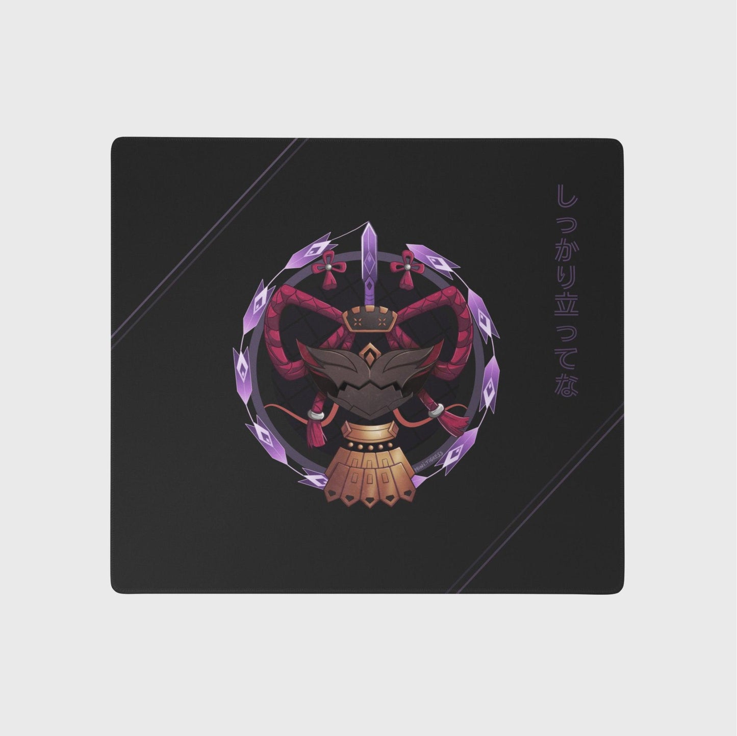 GI Mender of Tribulations - Kuki Large Mouse Pad - Mini Tigress Studio