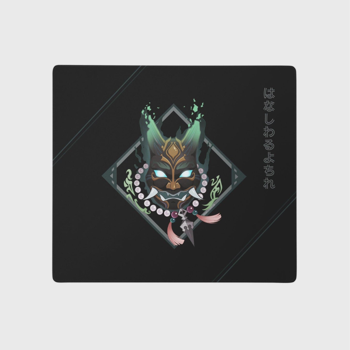 GI Vigilant Yaksha - Xiao Large Mouse Pad - Mini Tigress Studio