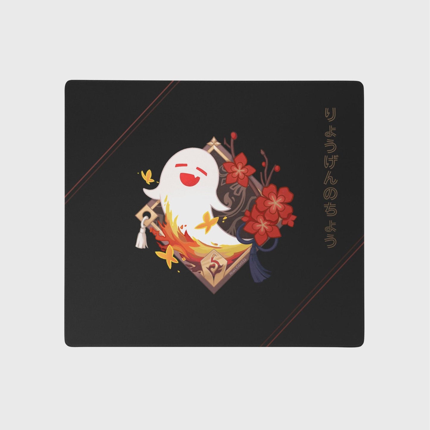 GI Fragrance in Thaw - Hu Tao Large Mouse Pad - Mini Tigress Studio