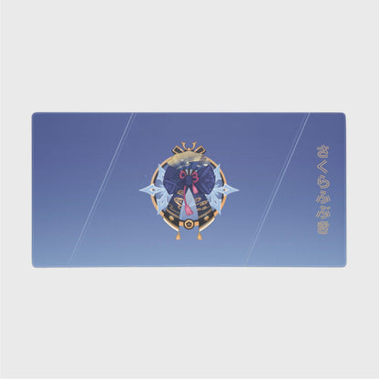 GI Frostflake Heron - Ayaka Desk Mat - Mini Tigress Studio