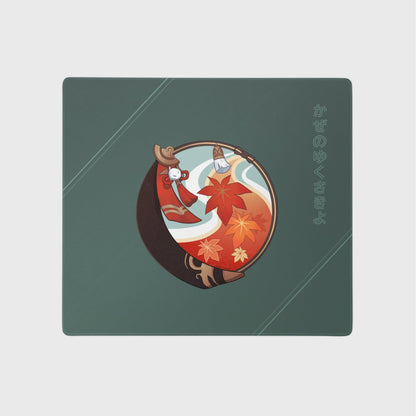 GI Scarlet Leaves Pursue Wild Waves - Kazuha Large Mouse Pad - Mini Tigress Studio