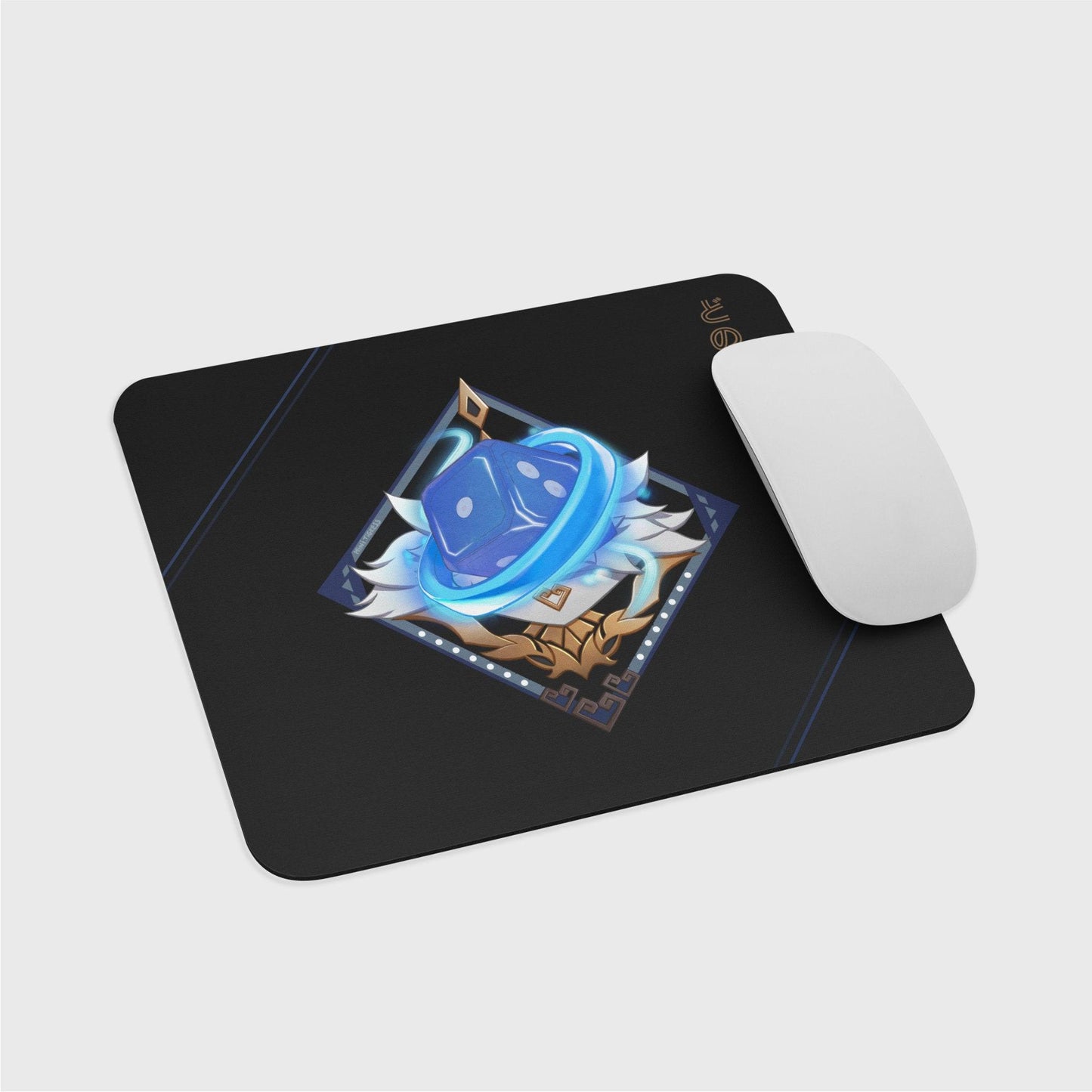 GI Valley Orchid - Yelan Mouse Pad - Mini Tigress Studio