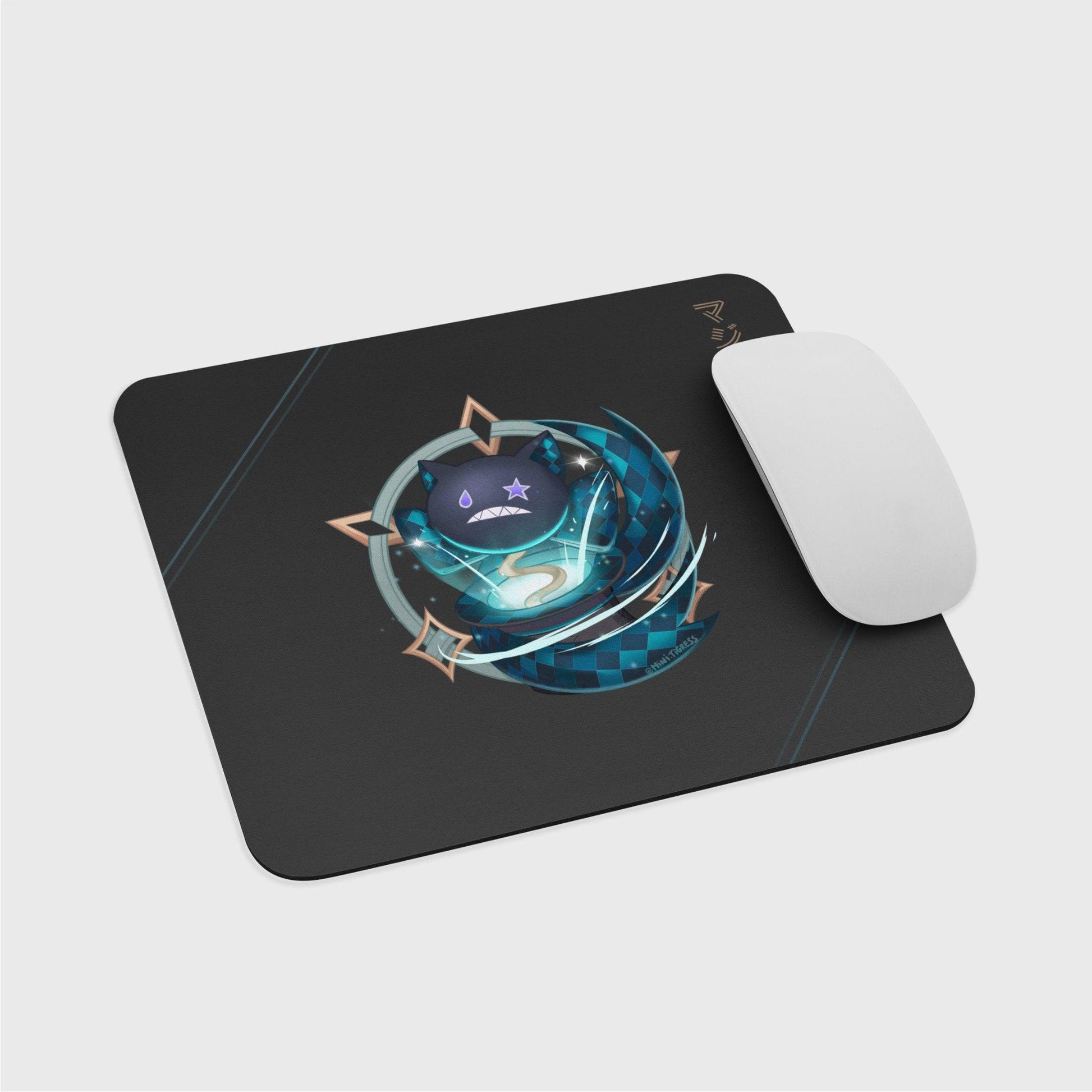 GI Elegance in the Shadows - Lynette Mouse Pad - Mini Tigress Studio