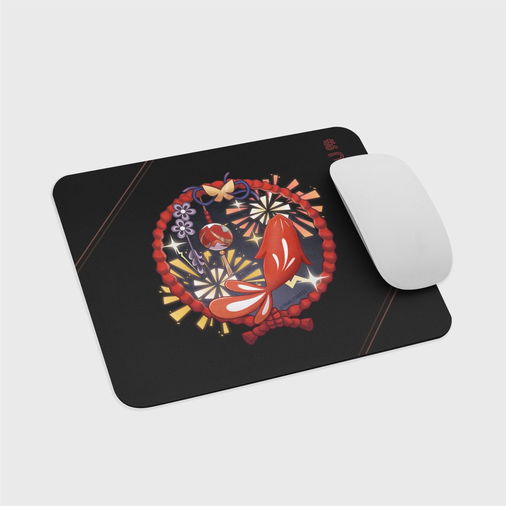 GI Frolicking Flames - Yoimiya Mouse Pad - Mini Tigress Studio