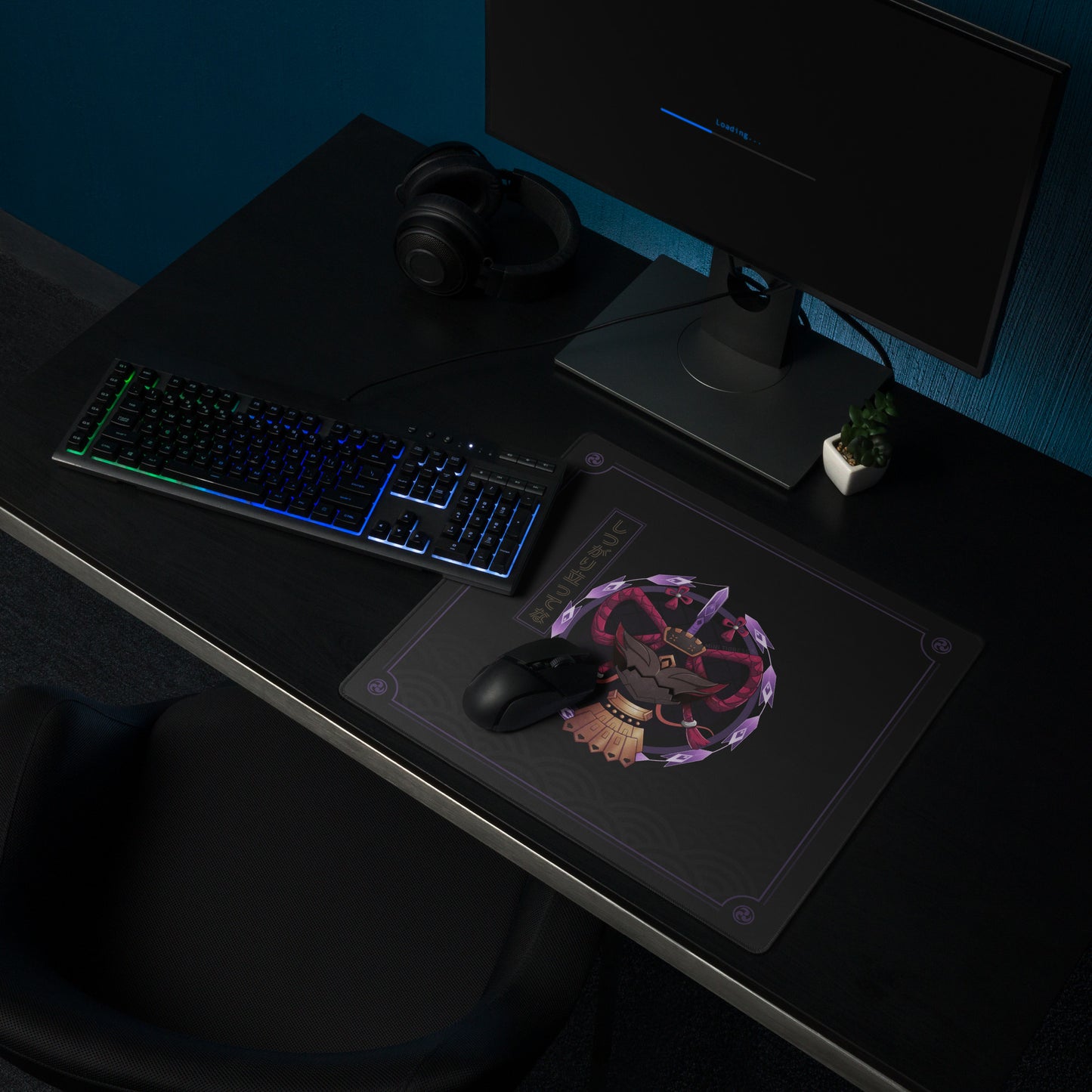 Kuki-Inspired Large Mouse Pad